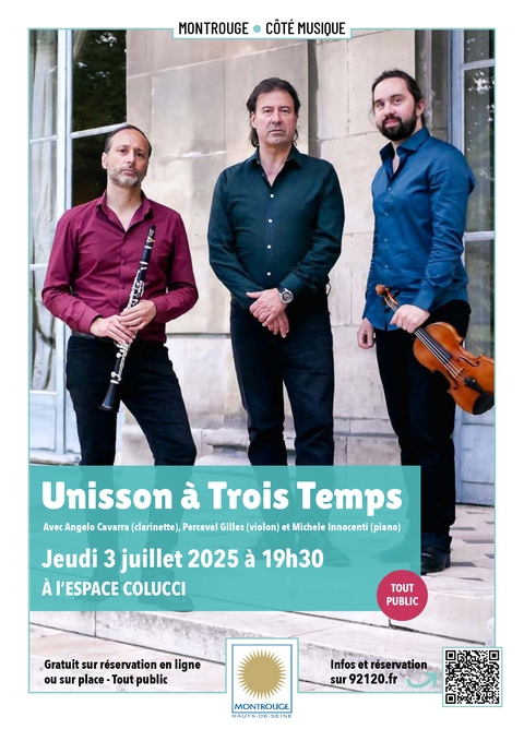 Spectacle UNISSON À TROIS TEMPS
