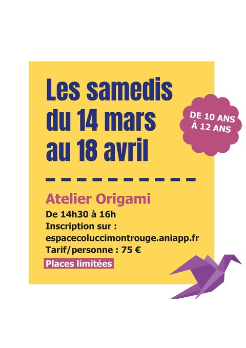 ATELIERS ORIGAMI 2026